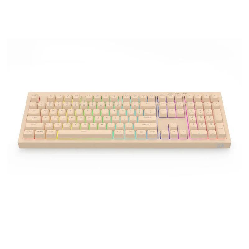 Redragon K518-RGB Crux 108-Key Wired Membrane Gaming Keyboard (Grey/Black, White/Green, Milk Tea)
