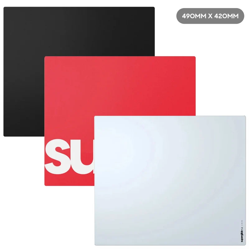 Pulsar Superglide Glass Mousepad V2 XL (Black, Red, White)