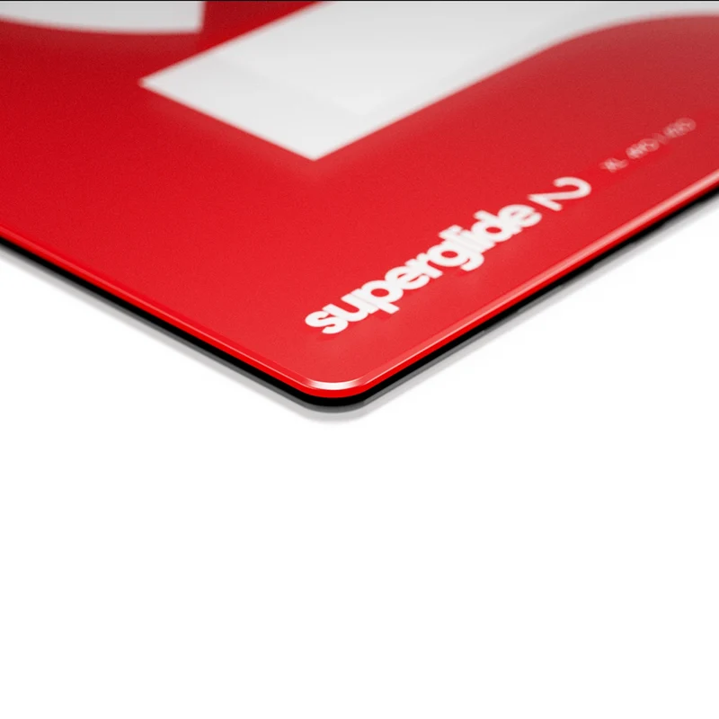 Pulsar Superglide Glass Mousepad V2 XL (Black, Red, White)
