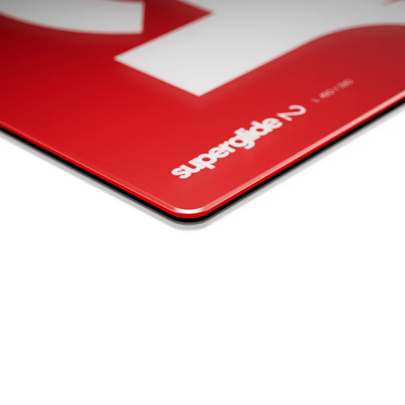 Pulsar Superglide Glass Mousepad V2 L (Black, Red, White)