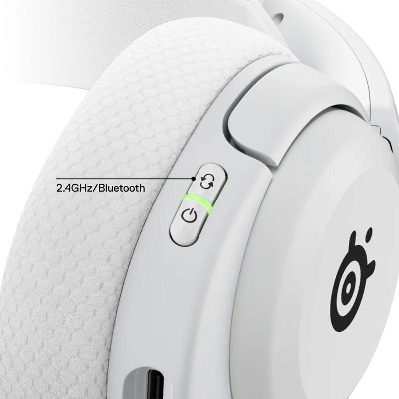 SteelSeries Arctis Nova 5P Wireless Gaming Headset For PC/PlayStation/N-Switch/Mobile (White) (61674)
