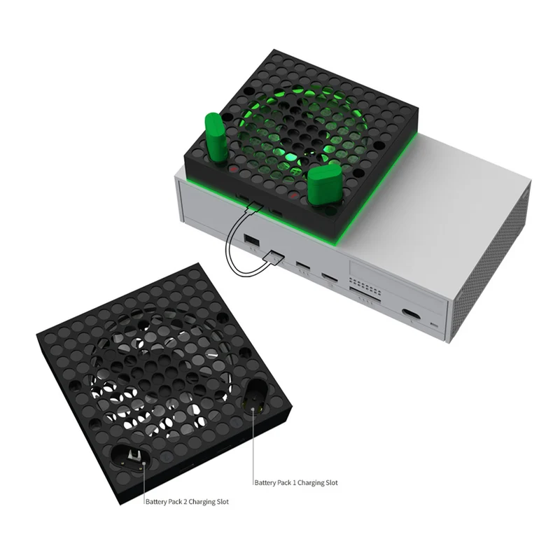 Dobe Cooling Fan & Battery Charge Dock for Xbox Series X|S TYX-3606