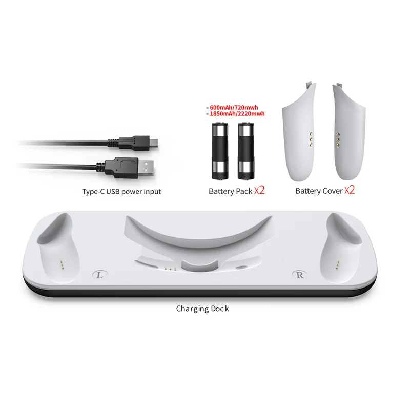 Dobe Charging Dock for Meta Quest 3 (White) TY-3827