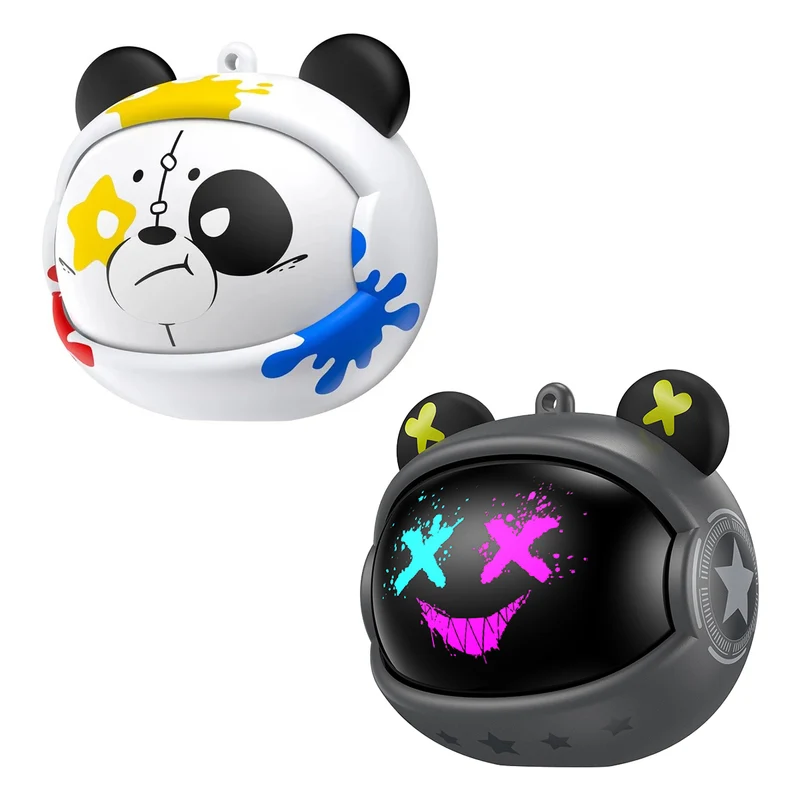 Onikuma T20 Wireless Earphones (Black, White)