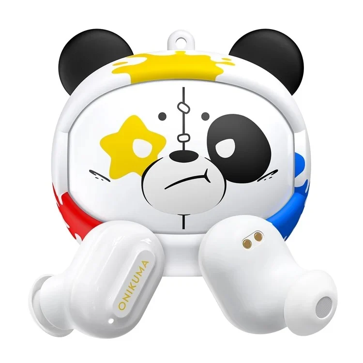 Onikuma T20 Wireless Earphones (Black, White)