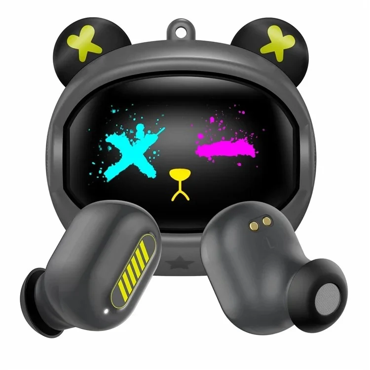 Onikuma T20 Wireless Earphones (Black, White)