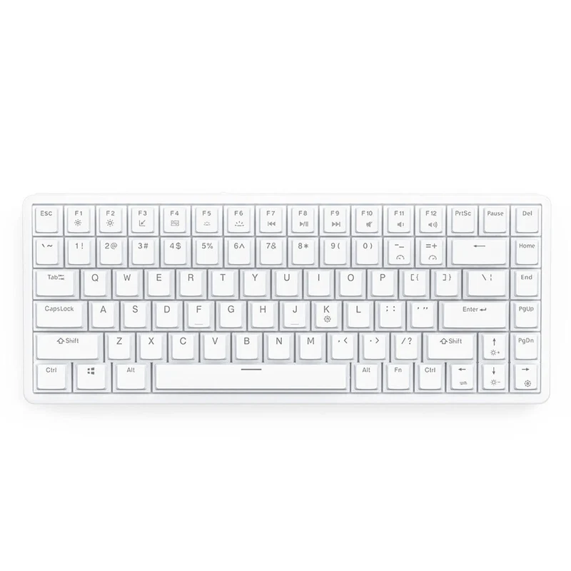 Onikuma G30 84-Key RGB Mechanical Keyboard (White) (Red Axis Switch, Cyan Axis Switch)