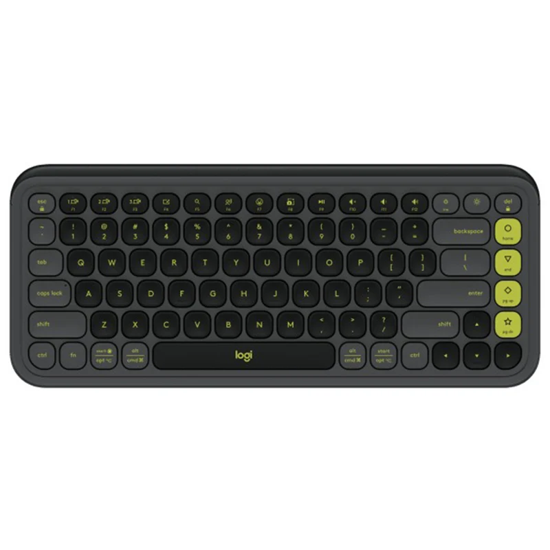 Logitech Pop Icon Keys Bluetooth Keyboard (Off-White, Rose, Lilac, Graphite)