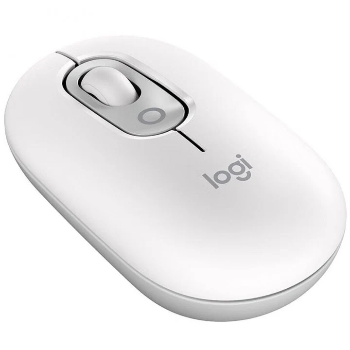 Logitech Pop Mouse Wireless With Customizable Emoji (Graphite, Off-White, Lilac, Rose)