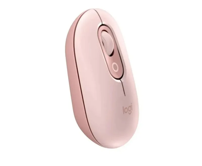 Logitech Pop Mouse Wireless With Customizable Emoji (Graphite, Off-White, Lilac, Rose)