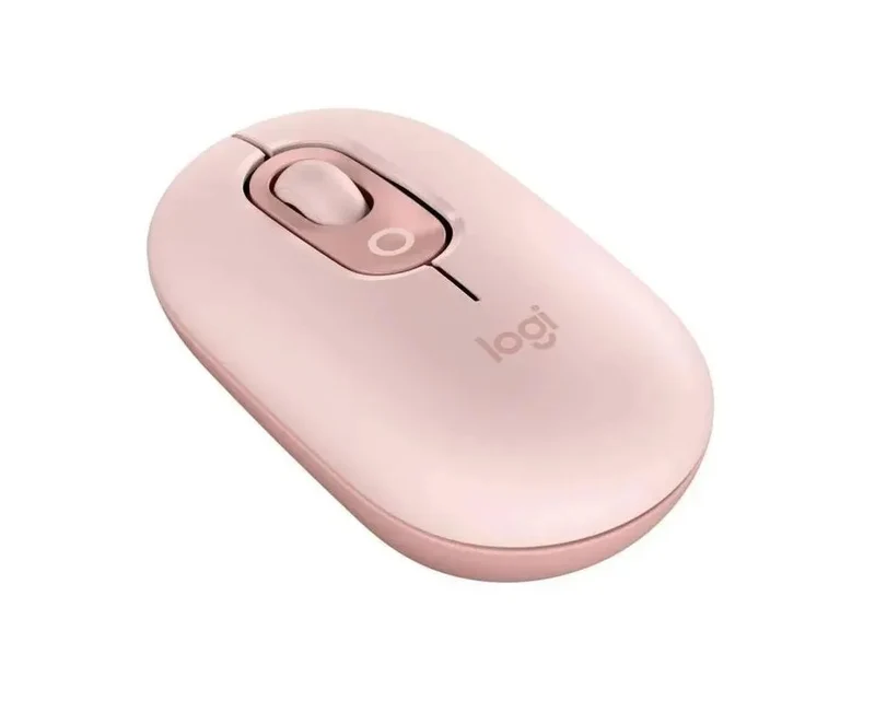 Logitech Pop Mouse Wireless With Customizable Emoji (Graphite, Off-White, Lilac, Rose)