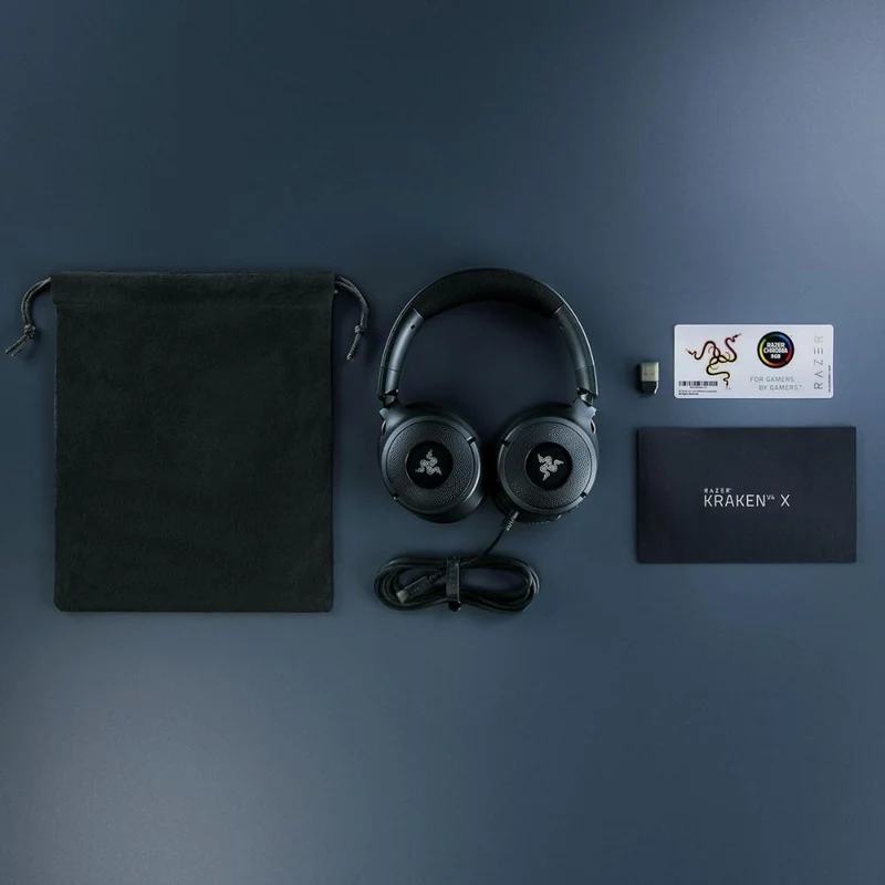 Razer Kraken V4 X Wired Gaming Headset (Black)