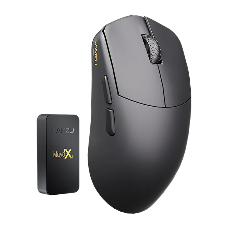 Lamzu Maya X 8K Superlight Wireless Gaming Mouse (Purple Shadow, Charcoal Black, White, Cloud Grey, Light Pink)