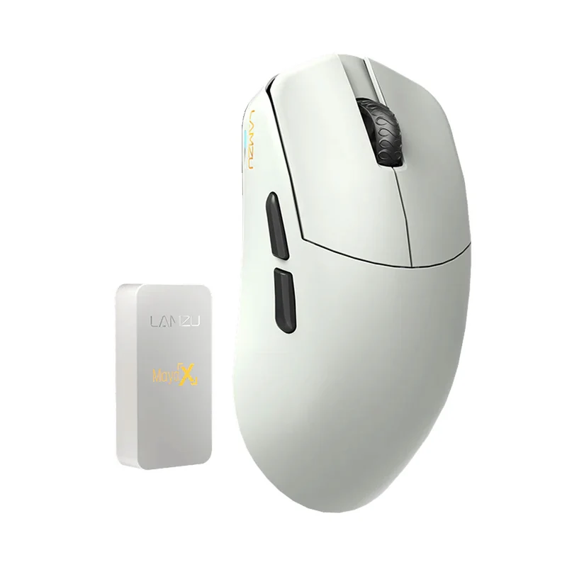 Lamzu Maya X 8K Superlight Wireless Gaming Mouse (Purple Shadow, Charcoal Black, White, Cloud Grey, Light Pink)