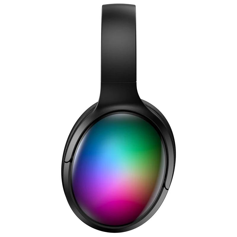 Onikuma B3 RGB with ANC Microphone Foldable Over-Ear Wireless Headphone (Black)