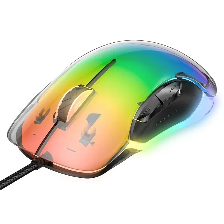 Onikuma CW925 RGB Wired eSports Gaming Mouse (White, Pink, Black)