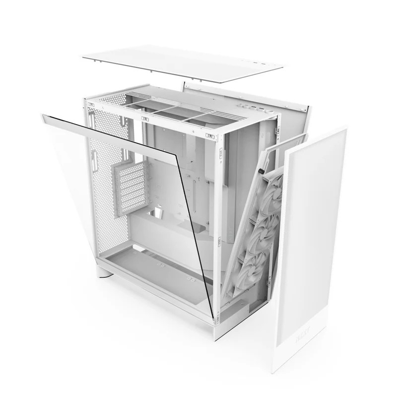 NZXT H7 Flow Mid-Tower ATX Airflow Case (Matte Black, Matte White)