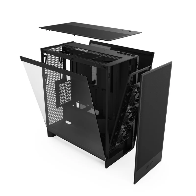 NZXT H7 Flow Mid-Tower ATX Airflow Case (Matte Black, Matte White)