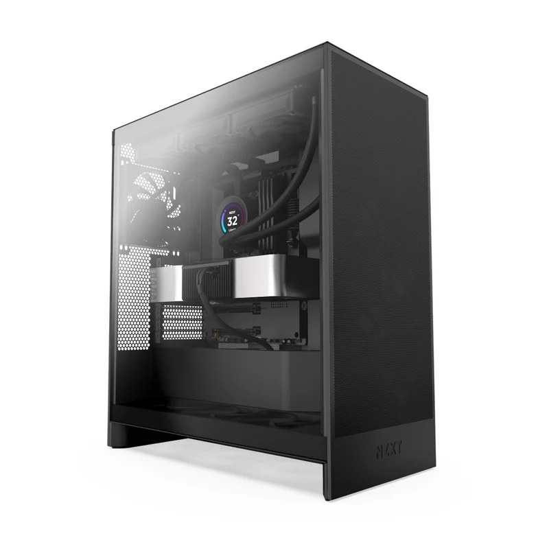 NZXT H7 Flow Mid-Tower ATX Airflow Case (Matte Black, Matte White)