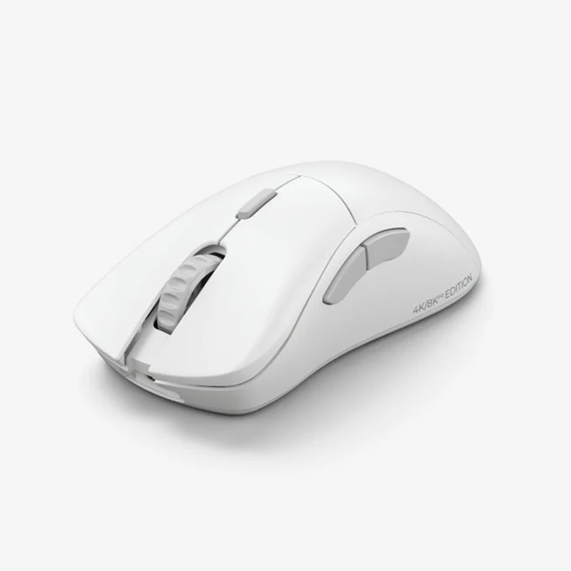 Glorious Model D 2 Pro 4K/ 8KHz Edition Wireless Ergonomic eSports Mouse (White)