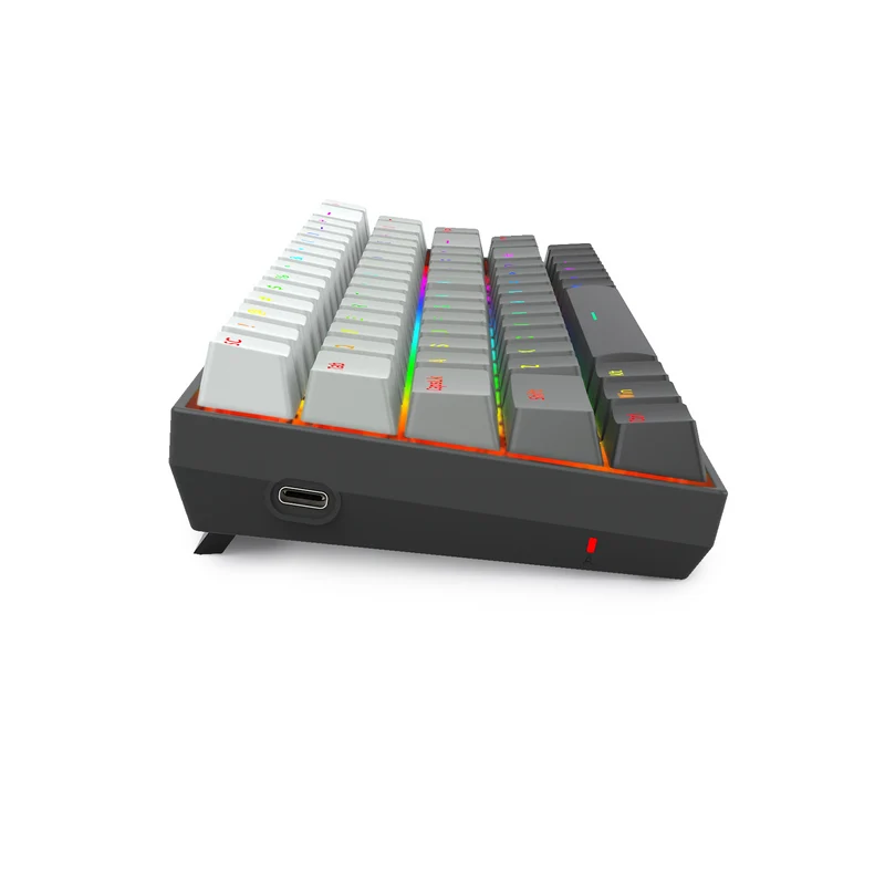 E-Yooso HZ-68 RGB 68-Keys Hot-Swappable Mechanical Keyboard Gradient Grey (Magnetic Switch)
