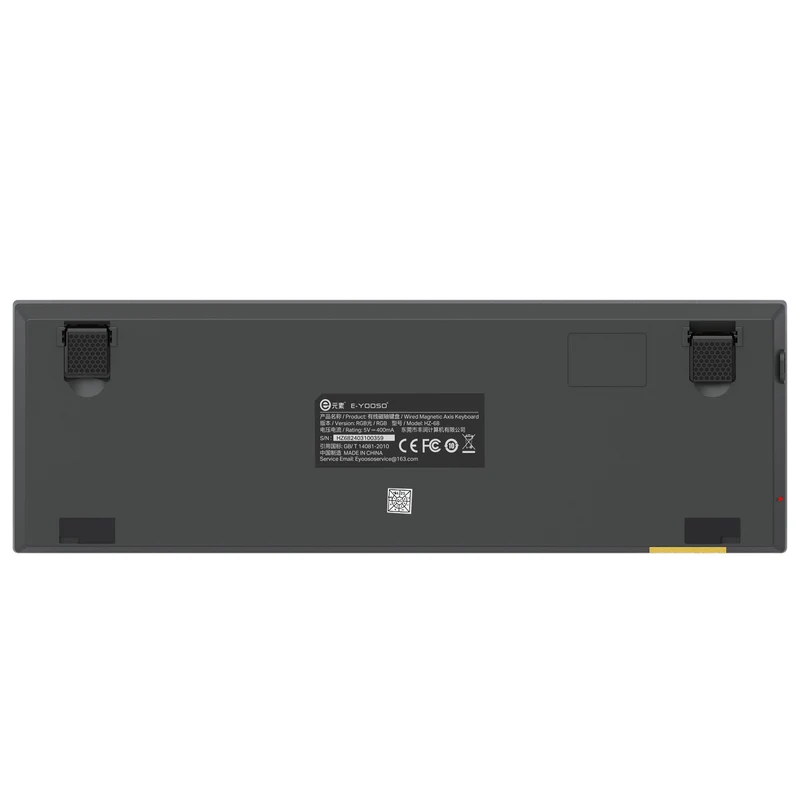 E-Yooso HZ-68 RGB 68-Keys Hot-Swappable Mechanical Keyboard Gradient Grey (Magnetic Switch)