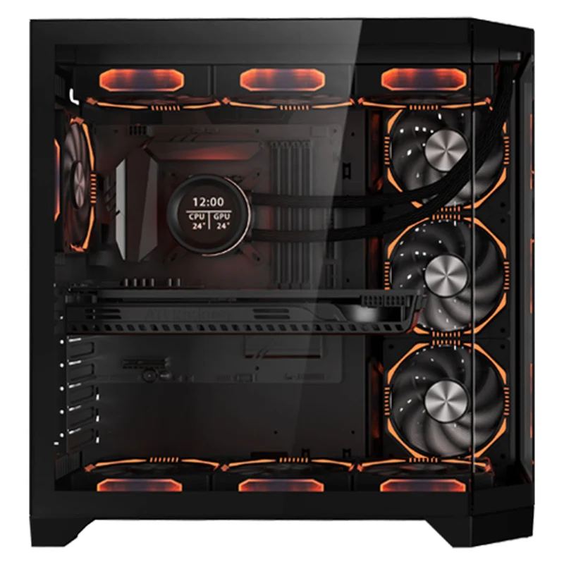 Coolman Spectra Luxe ATX Case (Black, White)