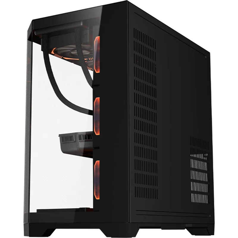 Coolman Spectra Luxe ATX Case (Black, White)