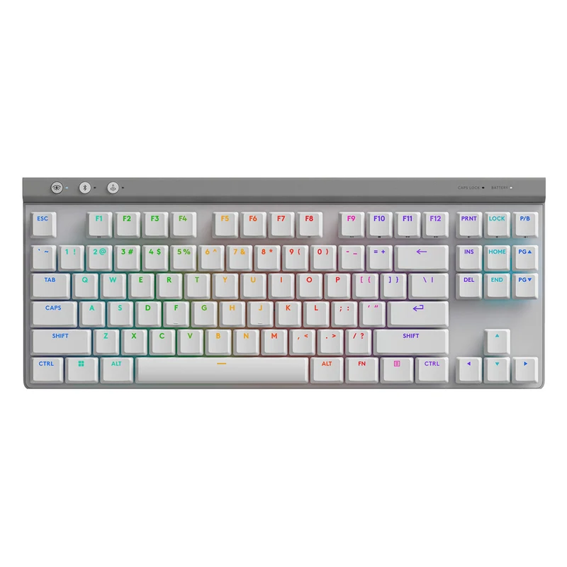 Logitech G515 Lightspeed Tkl Wireless Gaming Keyboard (Black, White)