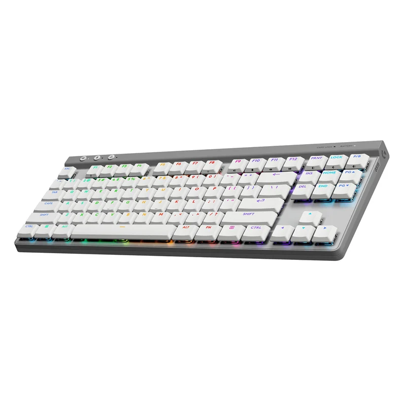 Logitech G515 Lightspeed Tkl Wireless Gaming Keyboard (Black, White)