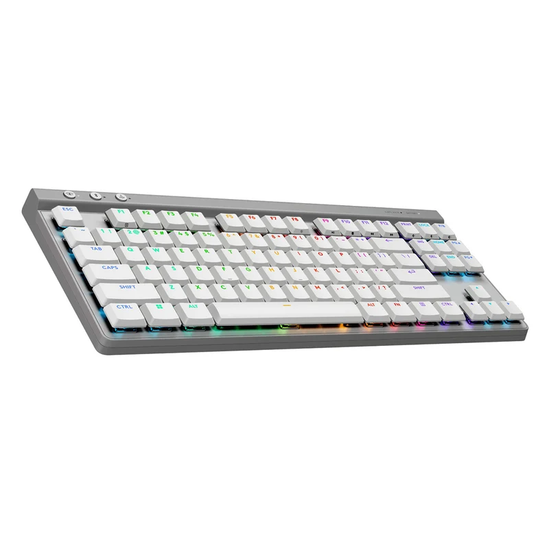 Logitech G515 Lightspeed Tkl Wireless Gaming Keyboard (Black, White)