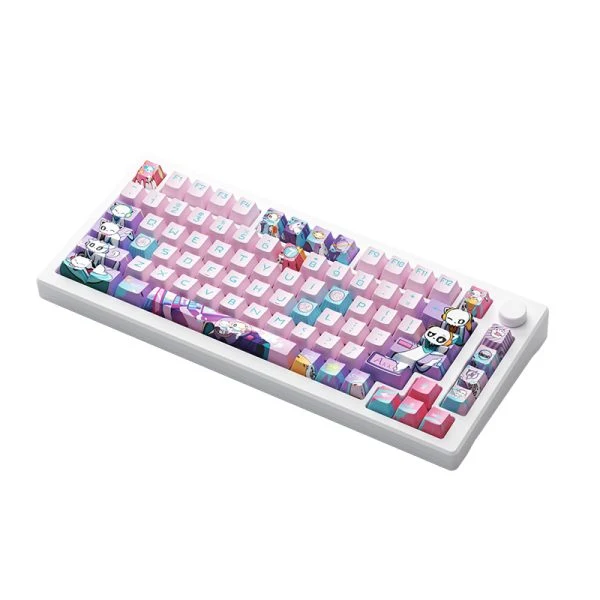 Akko 7th Anniversary MOD 007B HE PC Tri-Mode RGB Mechanical Keyboard (Akko Cream Yellow Magnetic Switch)
