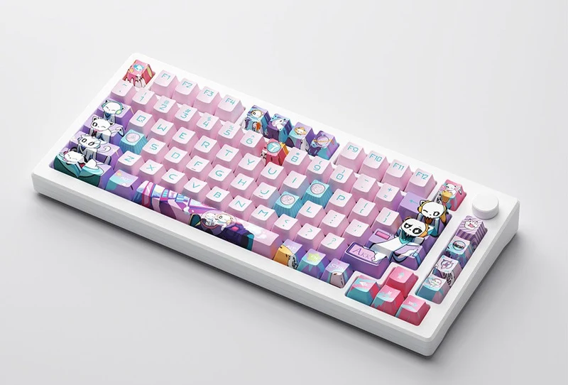 Akko 7th Anniversary MOD 007B HE PC Tri-Mode RGB Mechanical Keyboard (Akko Cream Yellow Magnetic Switch)