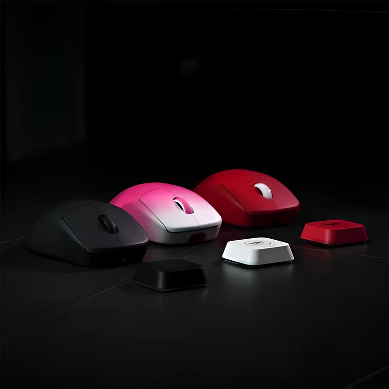 Waizowl OGM Pro V2 Wireless Ultralight Tri-Mode eSports Mouse (Black, Red, Pink)
