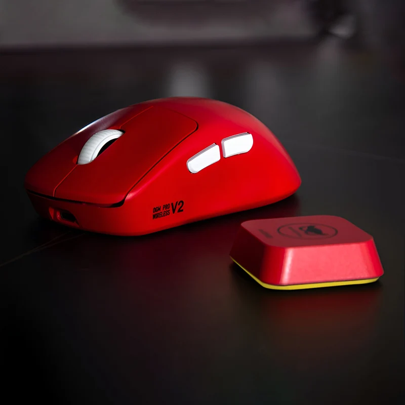 Waizowl OGM Pro V2 Wireless Ultralight Tri-Mode eSports Mouse (Black, Red, Pink)