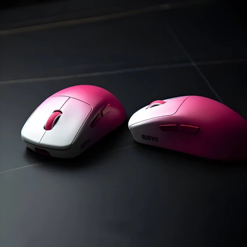 Waizowl OGM Pro V2 Wireless Ultralight Tri-Mode eSports Mouse (Black, Red, Pink)