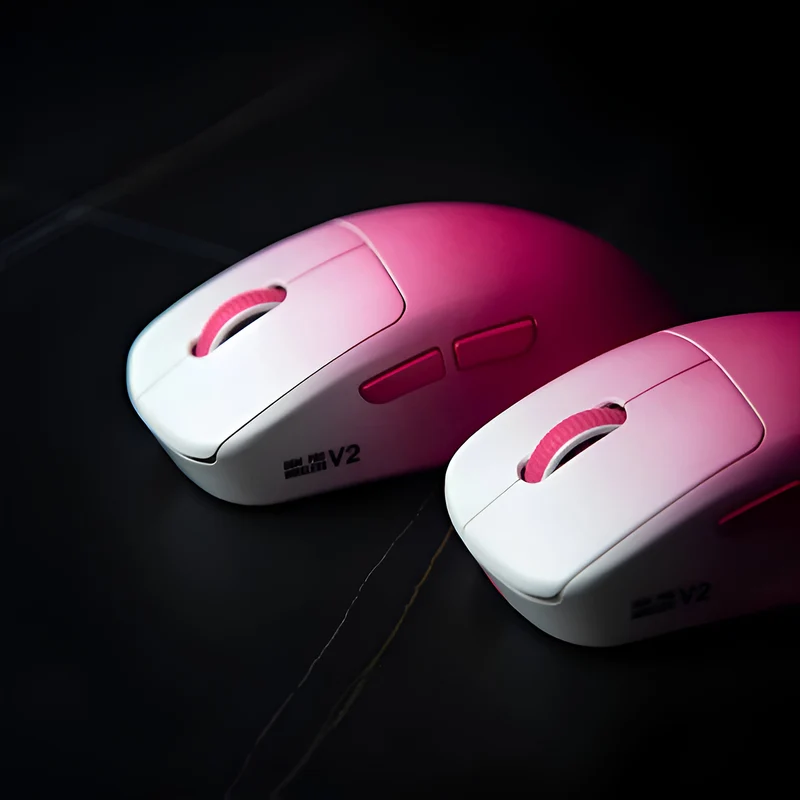 Waizowl OGM Pro V2 Wireless Ultralight Tri-Mode eSports Mouse (Black, Red, Pink)