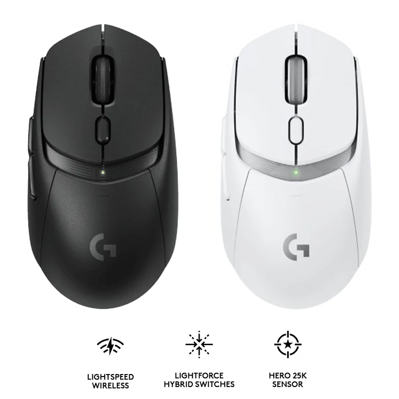 Logitech G309 Lightspeed Wireless Mechanical Mouse (Black, White)