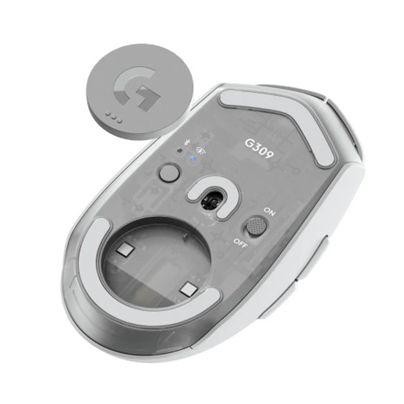 Logitech G309 Lightspeed Wireless Mechanical Mouse (Black, White)