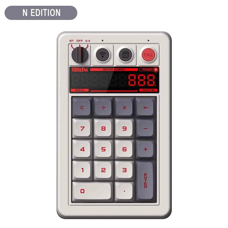 8Bitdo Retro 18 Mechanical Numpad (B5HB) (Fami Edition, N Edition, C64 Edition, M Edition)