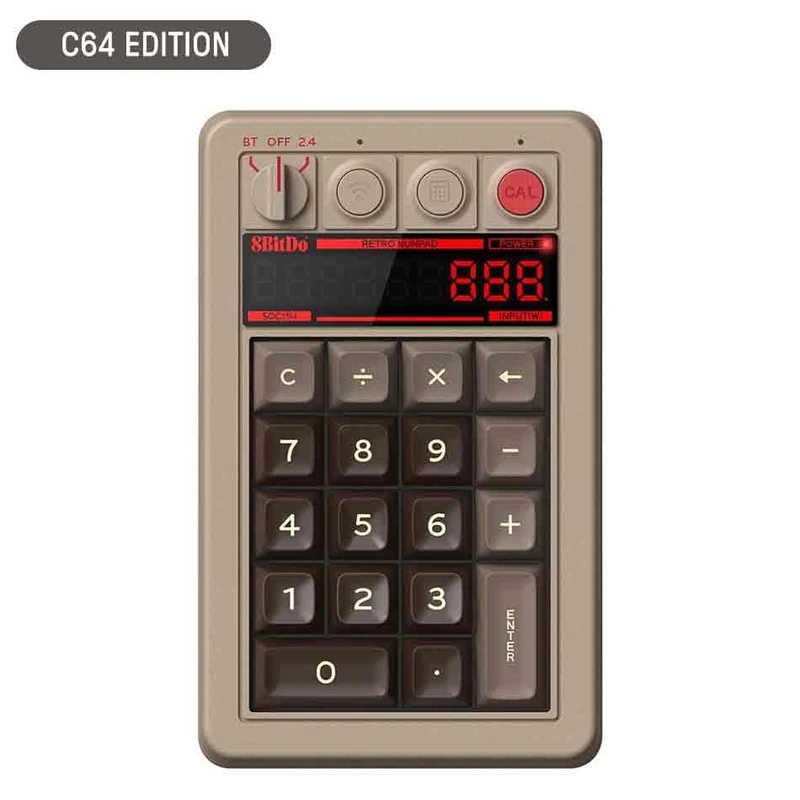 8Bitdo Retro 18 Mechanical Numpad (B5HB) (Fami Edition, N Edition, C64 Edition, M Edition)