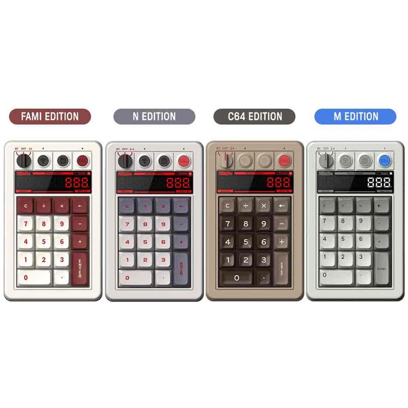 8Bitdo Retro 18 Mechanical Numpad (B5HB) (Fami Edition, N Edition, C64 Edition, M Edition)