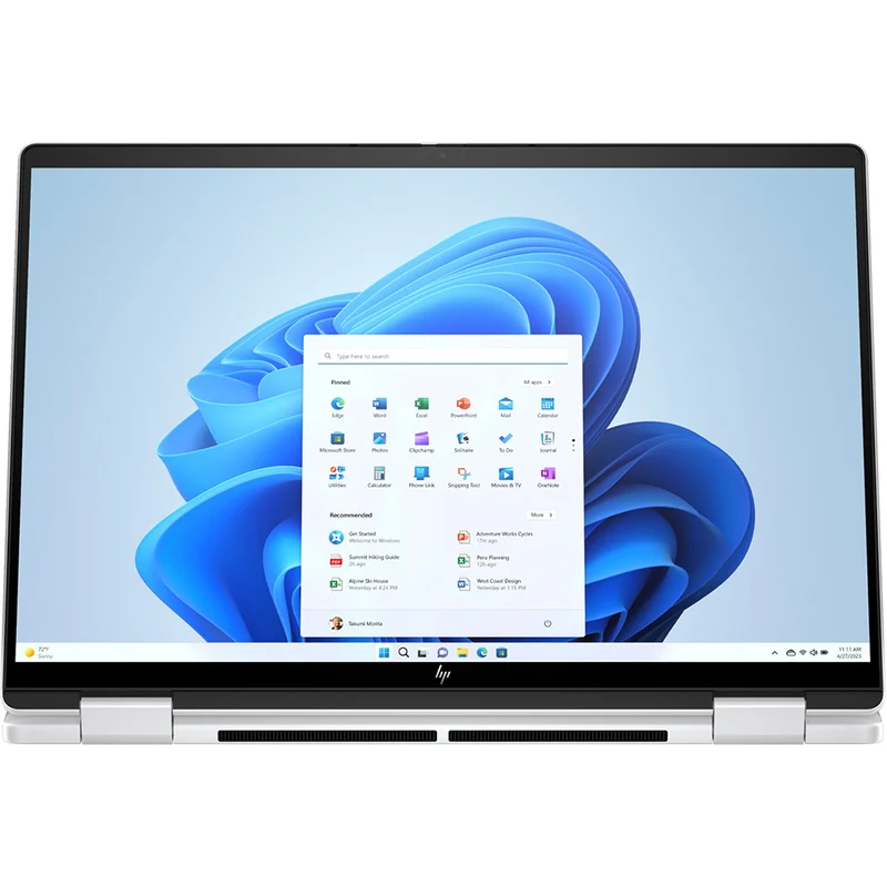 HP Envy X360 14-FA0071AU 2-in-1 Laptop (Glacier Silver) | 14" WUXGA (1920x1200) IPS | Ryzen 7 8840HS | 16GB RAM | 1TB SSD | AMD Radeon Graphics | Windows 11 Home | MS Office Home & Student 2021 + HP Prelude 15.6" Topload Bag
