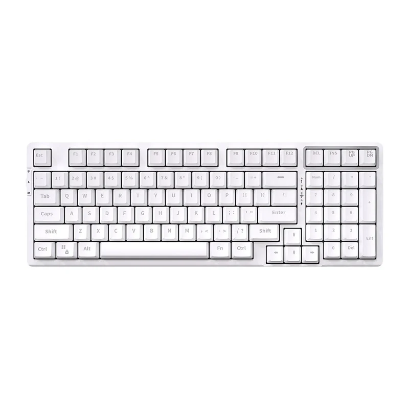 VGN V98 V2 Gaming Mechanical Keyboard Numbani Switch (Black, White)