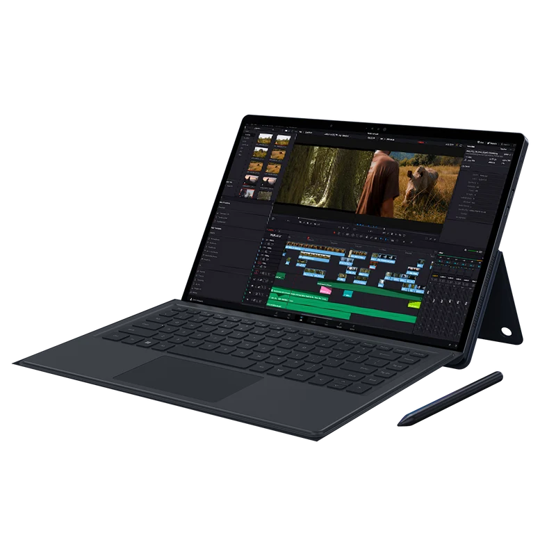 Minisforum V3 | 14" WQXGA (2560x1600) 165Hz | AMD Ryzen 7 8840U | 32GB LPDDR5 6400MHz | 1TB SSD | 3-in-1 | Windows 11 Pro | Laptop | Tablet | External Monitor | Magnetic Keyboard l Minisforum V-Pen l Laptop Sleeve l Tempered Glass Screen Protector