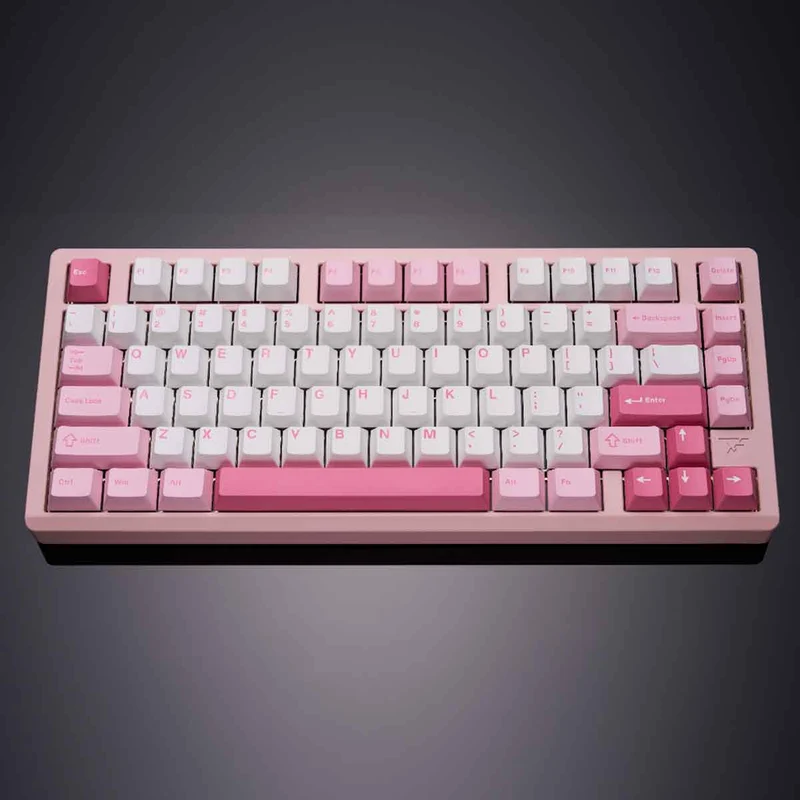 VXE75 Aluminum Gasket Structure Wireless Mechanical Keyboard (Pink) (Ice Berry Switch)