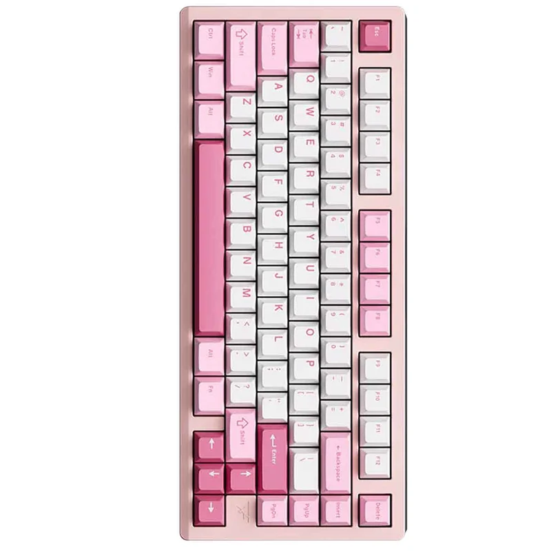 VXE75 Aluminum Gasket Structure Wireless Mechanical Keyboard (Pink) (Ice Berry Switch)