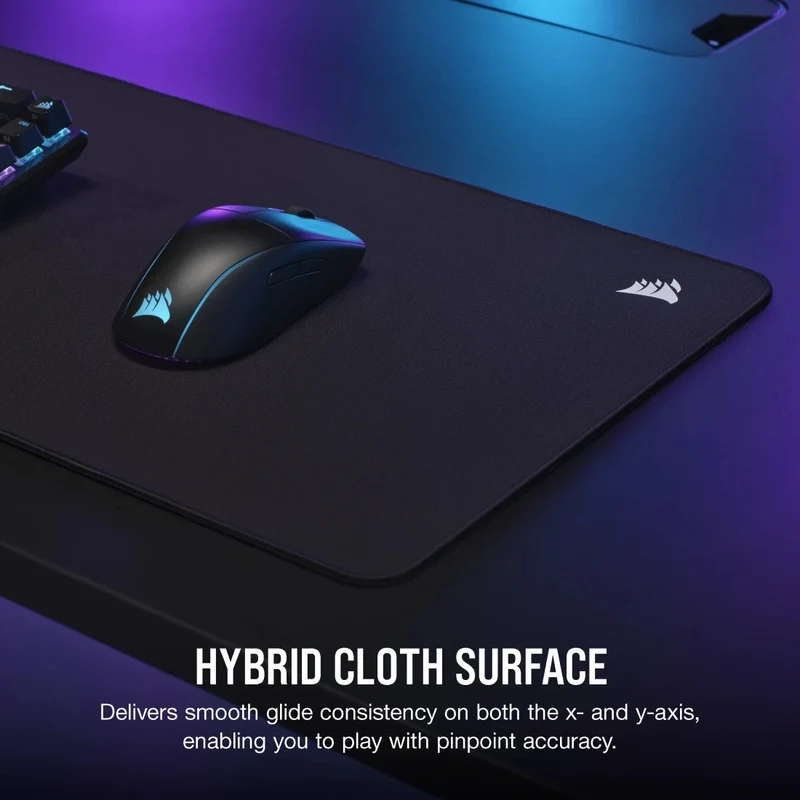 Corsair MM500 V2 Hybrid Cloth Gaming Mouse Pad (Large, Extended)