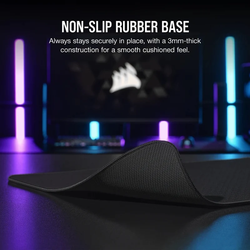 Corsair MM500 V2 Hybrid Cloth Gaming Mouse Pad (Large, Extended)