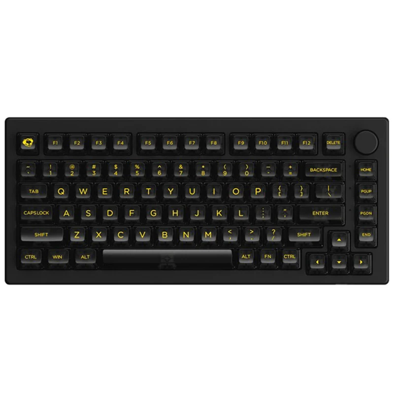 Akko Black Clear 5075B Plus Multi-Mode RGB Hot-Swappable Mechanical Keyboard (V3 Piano Pro Switch)